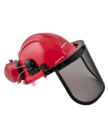 Honda Helmet with Face Shield and Ear Muffs